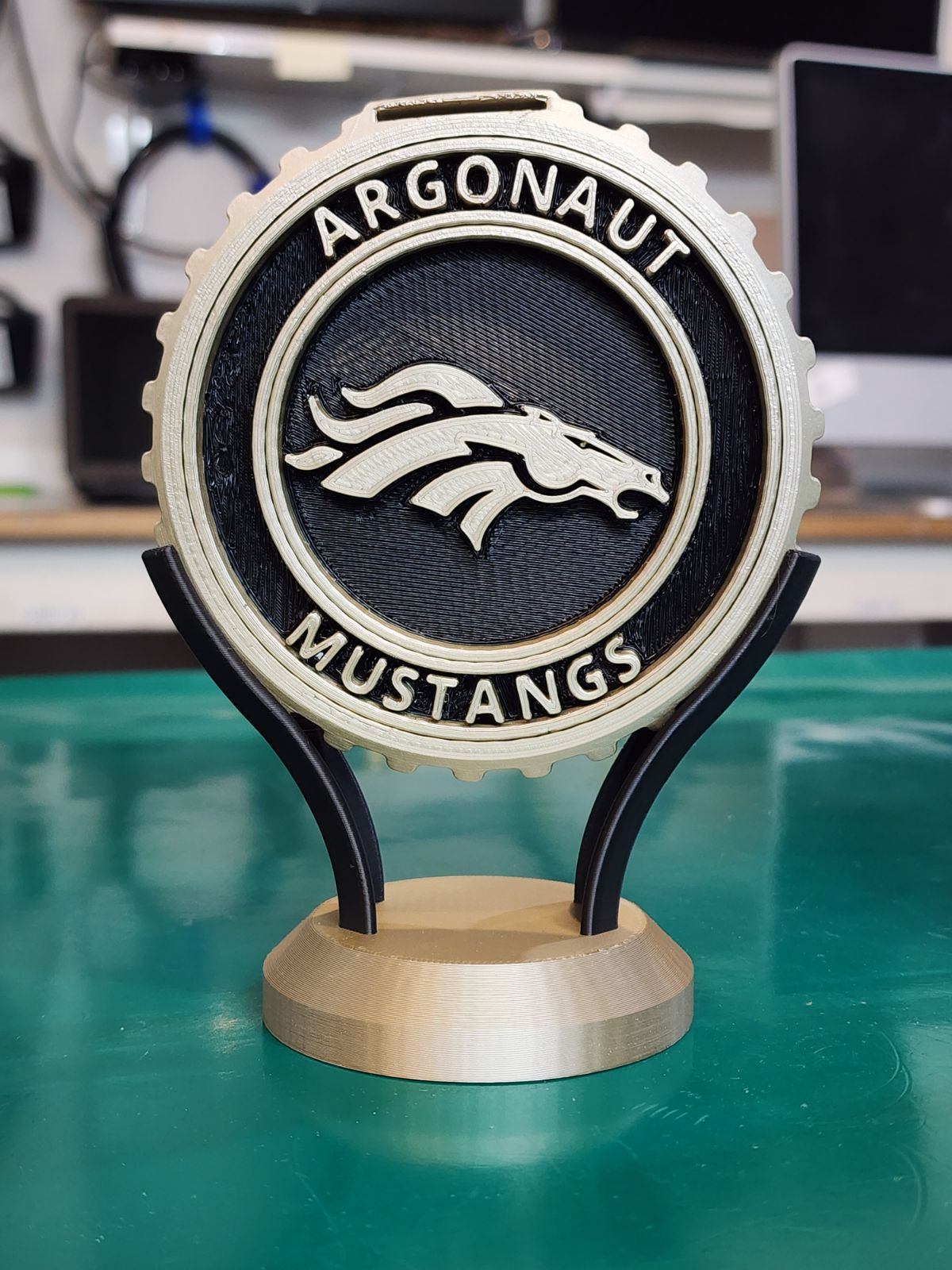 Custom 3D-printed award