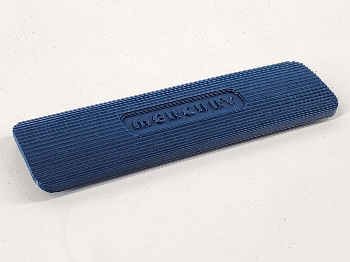 Dashboard trim piece with Mercury name detail