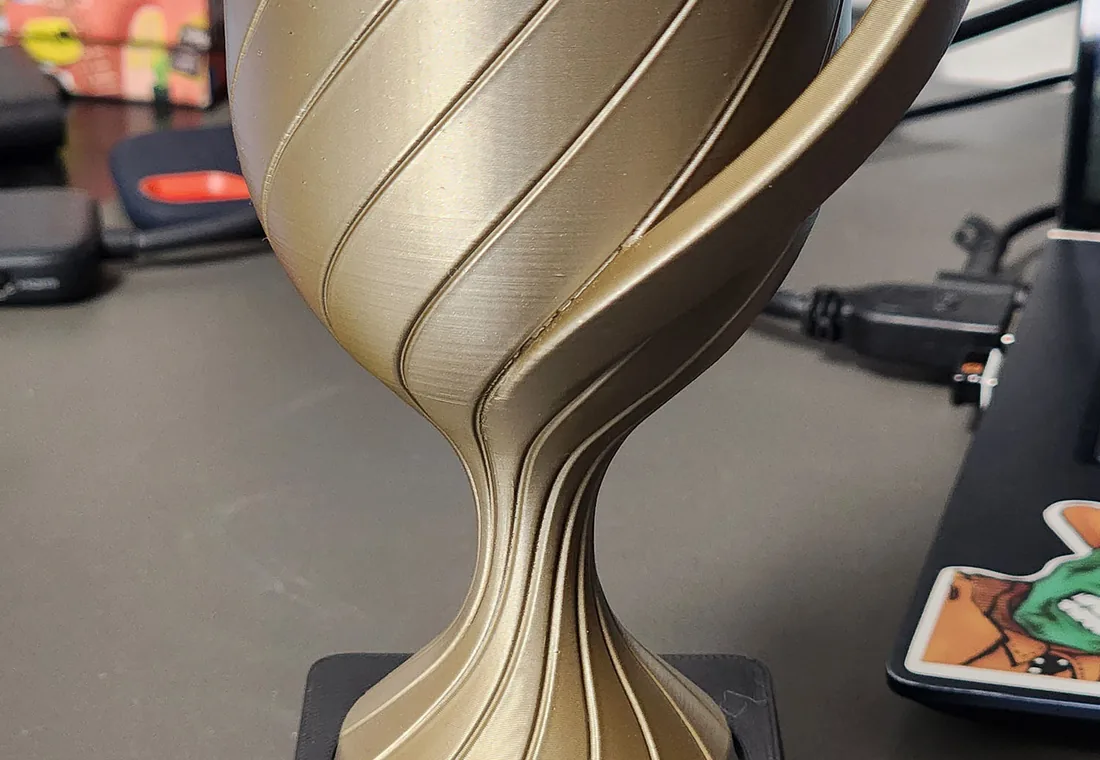 Custom display trophy style print