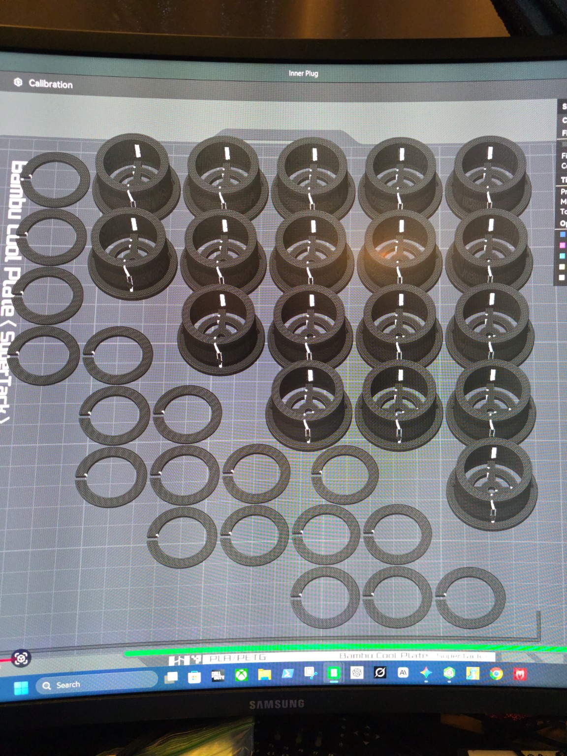 Small batch of printed parts